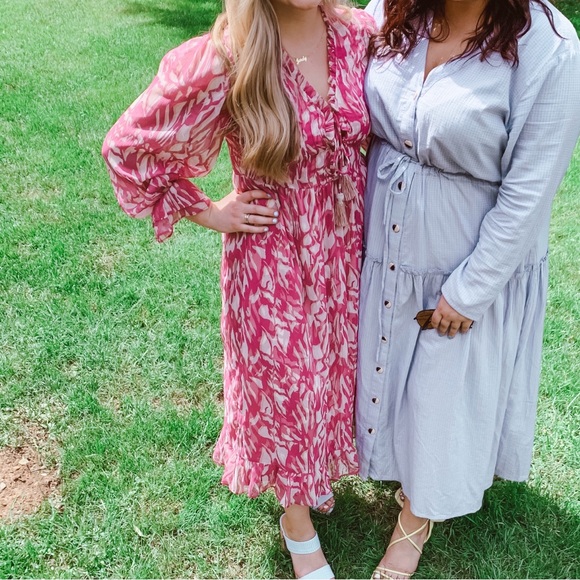 Pink and White Dress - Picture 1 of 5